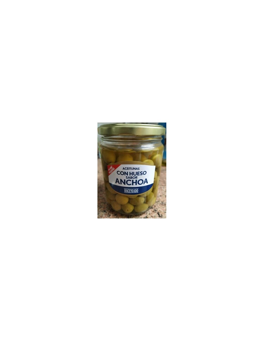 Olives Pelot N Saveur Anchois Hacendado Avec Os Pot De G G