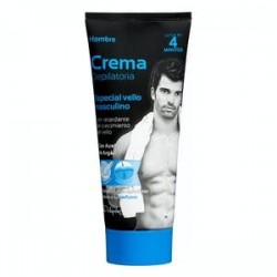 Crème dépilatoire pour homme Deliplus, spécial cheveux masculins Flacon de 200 ml