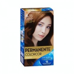 Coloration permanente 6.15 marron macadamia Deliplus Colorcor Boîte 1 pièce.