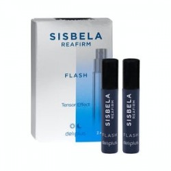 Ampoules visage spray flash Effet Tenseur Sisbela Reafirm Deliplus tous types de peaux Boîte 2 unités. (4 ml)