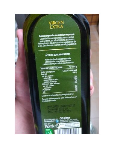 Huile extra vierge Carbonell 0.75 l...