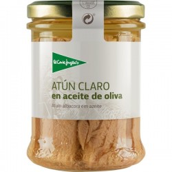 LE CORTE INGLES Thon pâle à l'huile d'olive bocal 135 g poids égoutté