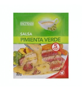 Sauce aux poivrons verts...