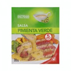 Sauce aux poivrons verts Hacendado Environ 50g