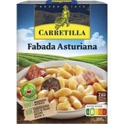 CARRETILLA Contenant de la fabada asturienne sans gluten 350 g