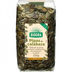 BIOGRA Pot de graines de courge bio 250 g