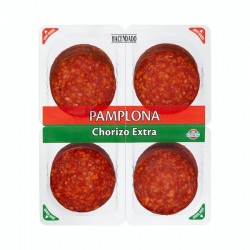 Chorizo ​​de Pampelune extra Hacendado tranché 4 paquets de 56,25 g