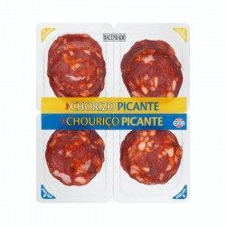 Tranches de chorizo ​​extra épicé Hacendado 4 paquets de 56,25 g