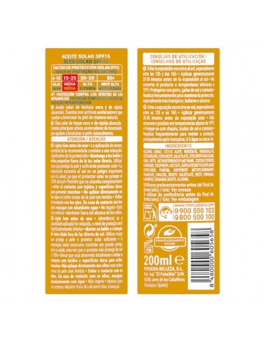 Huile de protection solaire Monoï SPF...