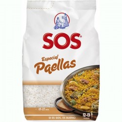 SOS Riz rond spécial pour paellas paquet 1 kg