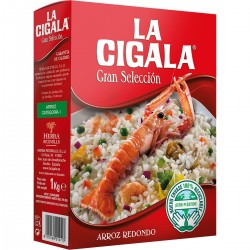 LA CIGALA Boîte de riz ronde 1 kg