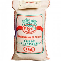 Flor de la calasparra Riz rond AOP de Calasparra sac 1 kg