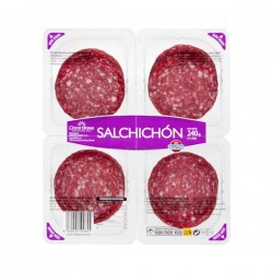 Tranches  de saucisson Hacendado 4 paquets de 60g