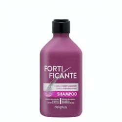 Shampooing fortifiant Deliplus pour des cheveux forts et résistants avec de l'extrait d'oignon, du gingembre et des protéines de