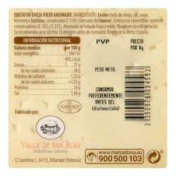 Vieux fromage de brebis fumé Hacendado