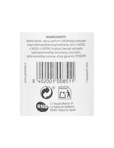 Eau de toilette Monogotas vanille 100ml