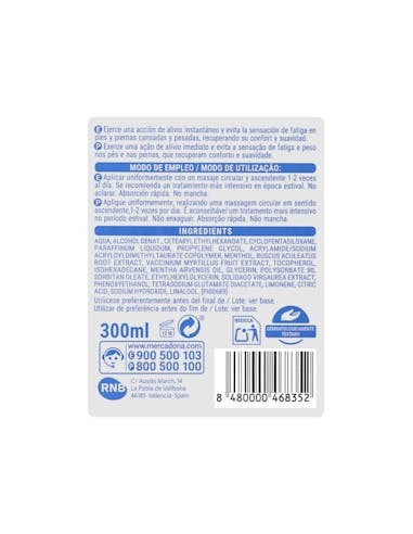 Gel rafraîchissant menthol Deliplus...