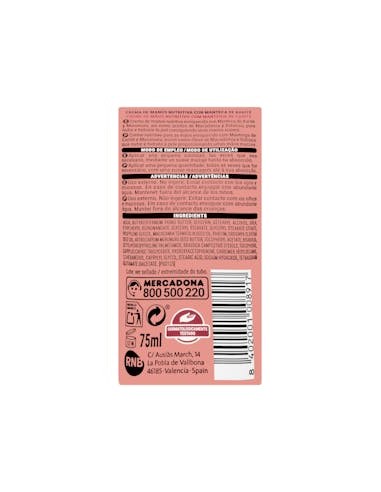 Crème pour les mains nourrissante...