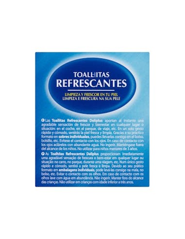 Lingettes rafraîchissantes Deliplus...