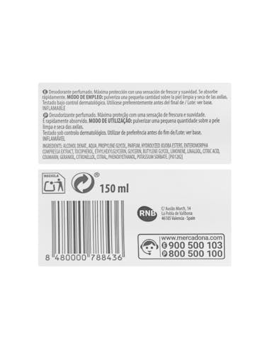 Déodorant homme naturel 9.60 sans gaz...