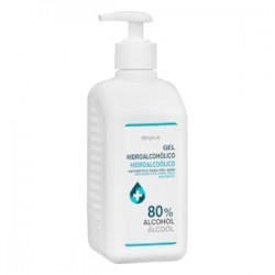 Gel pour les mains hydroalcoolique 80% alcool Deliplus antiseptique sans rinçage 500ml