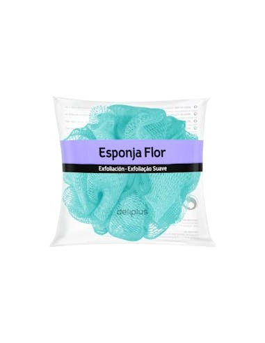 Éponge de bain fleur Deliplus...