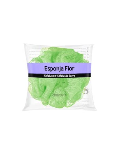 Éponge de bain fleur Deliplus...