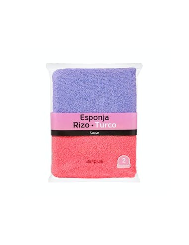 Éponge de bain en boucle douce Deliplus