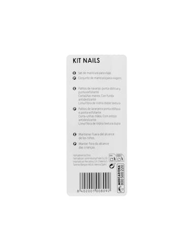 Kit d'ongles manucure de voyage Deliplus