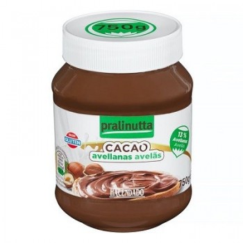 Tartinade au cacao et noisettes Pralinutta Pot de 750 g