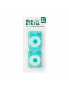 Fil dentaire à la cire et...