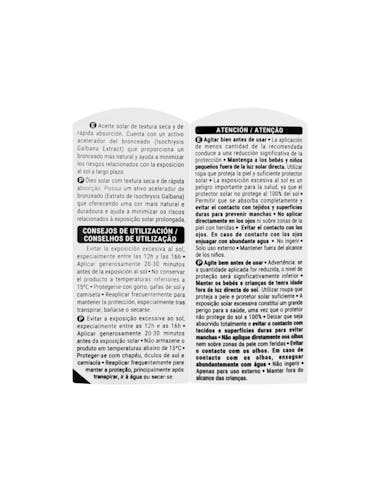 Huile solaire protectrice Deliplus...