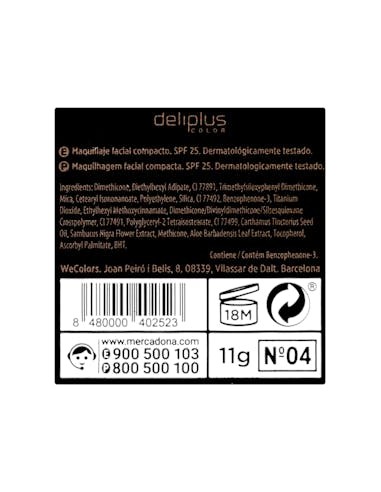 Maquillage de base Compacta Deliplus...