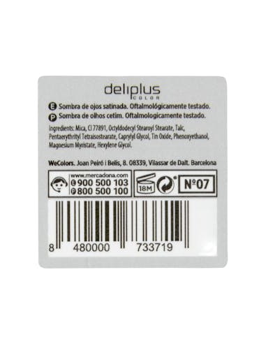 Ombre à paupières Satin Deliplus 07