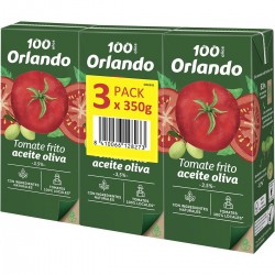 ORLANDO Tomate frite à l'huile d'olive sans gluten paquet de 3 350 g