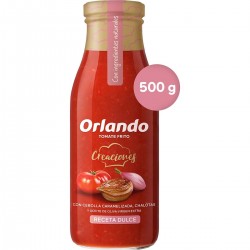 ORLANDO Créations de tomates frites avec oignons caramélisés, échalotes et huile d'olive extra vierge 500 g