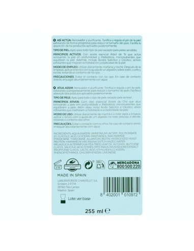 Tonique facial à l'arbre à thé 255ml