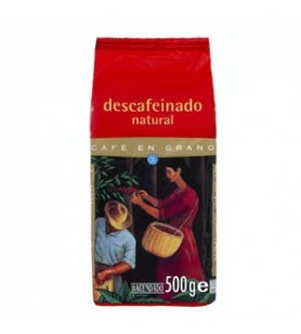 Café en grains décaféiné 500 g