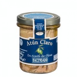 Thon à l'huile d'olive Hacendado Pot de 195 g (140 g égoutté)