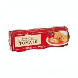 Thon à la sauce tomate Hacendado 3 boîtes de 52 g