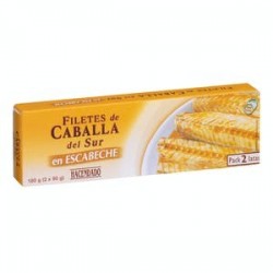 Filets de maquereau du sud marinés Hacendado 2 boîtes de 65 g