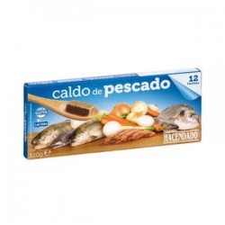 Bouillon de poisson Hacendado en comprimés Boîte 12 unités. (120 g)