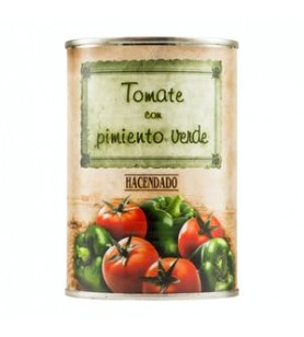 Tomate au poivron vert...
