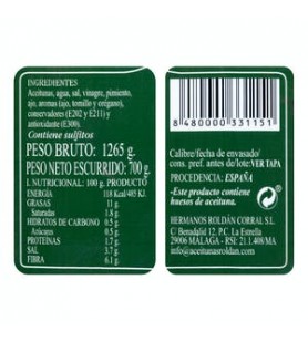 Olives Hojiblanca Roldán... 2