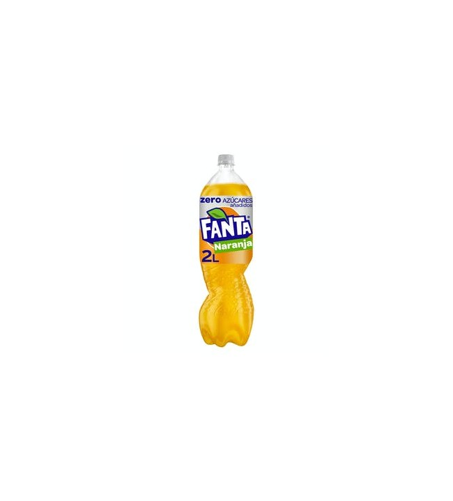Boisson gazeuse Fanta orange sans sucre ajouté Bouteille de 2L