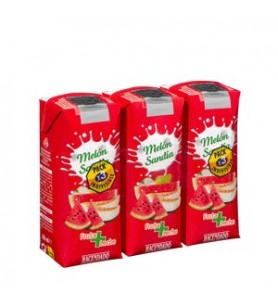 Fruits + melon au lait et...