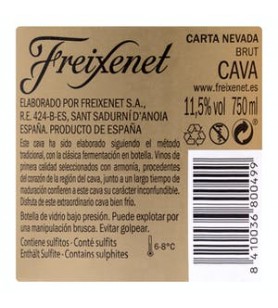 Cava brut Freixenet... 2