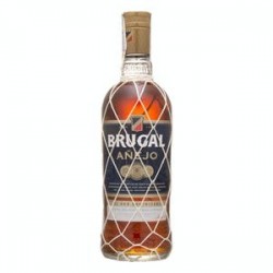 Rhum dominicain vieilli supérieur Brugal bouteille de 700 ml