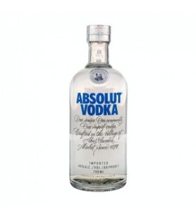 Absolu Vodka bouteille de...