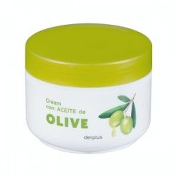 Crème pour le corps à l'huile d'olive Deliplus Pot 250 ml